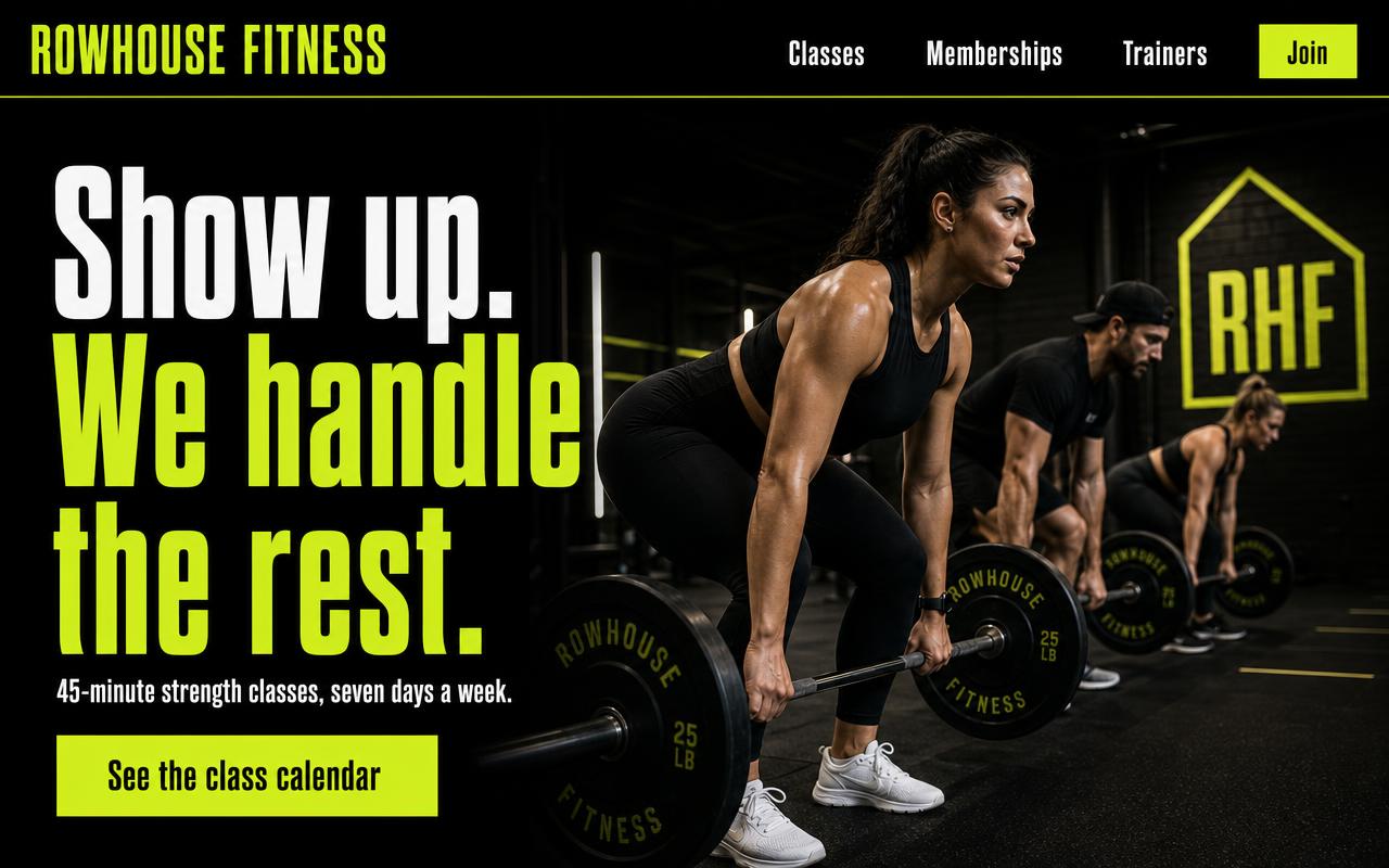 Rowhouse Fitness — Boutique gym